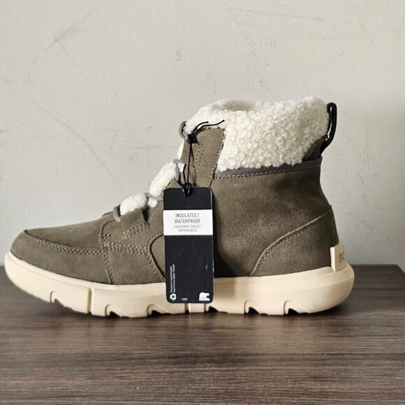 Sorel Women's Explorer Next Carnival WP Size 8 Stone Green #2058891 NEW - Picture 4 of 9